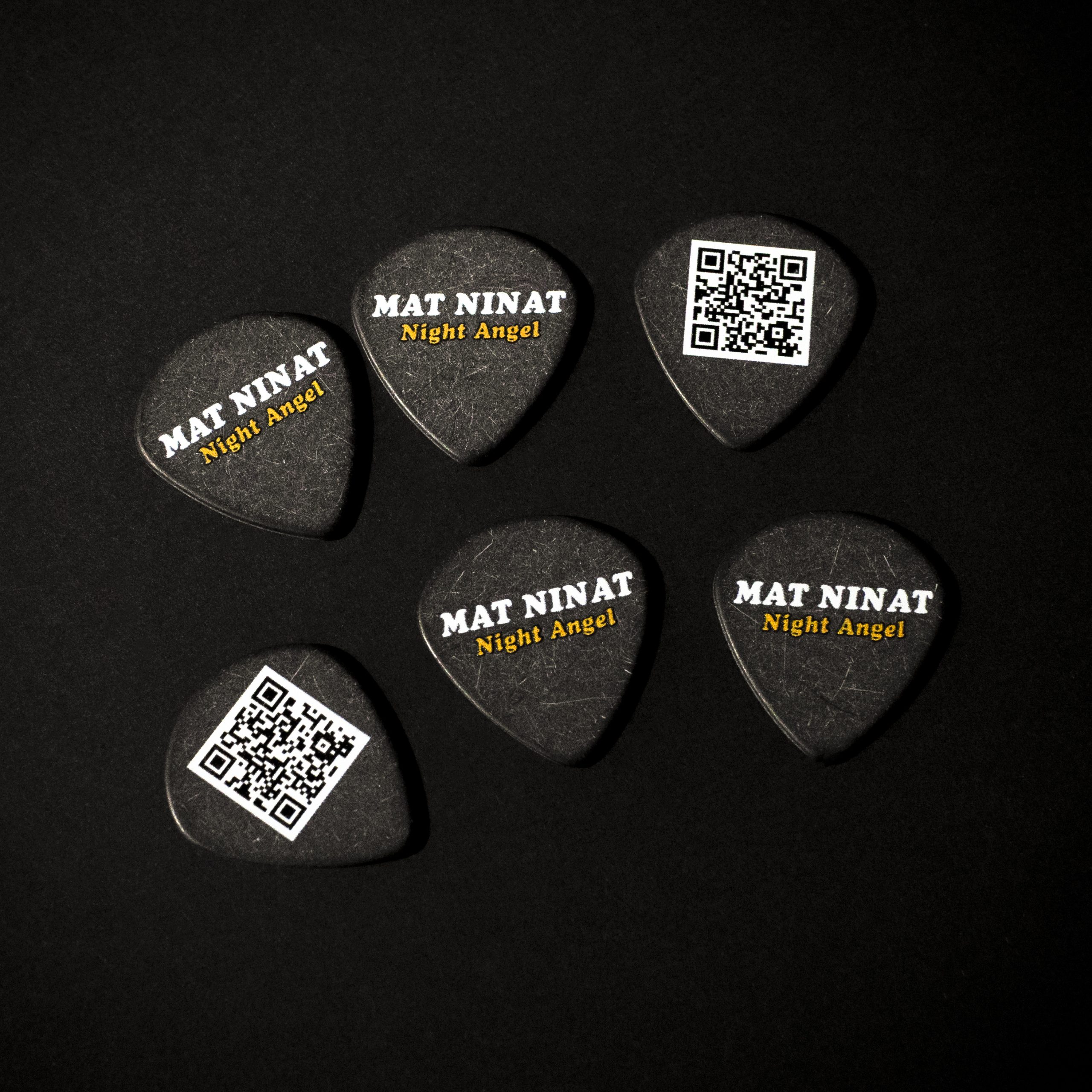 Night Angel Signature Picks Mat Ninat pack of 6