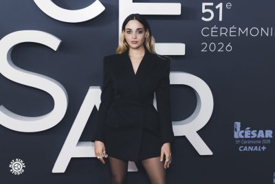 Souheila Yacoub on the red carpet at the 2026 César Awards ceremony at the Olympia in Paris. Souheila Yacoub on the red carpet at the César Awards 2026 in Paris – photo by Mat Ninat for Canal+