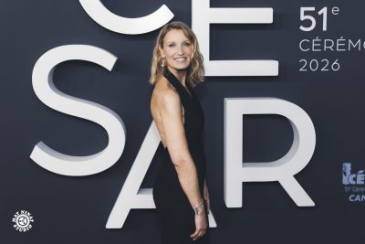 Alexandra Lamy on the red carpet at the 2026 César Awards ceremony at the Olympia in Paris. Alexandra Lamy on the red carpet at the César Awards 2026 in Paris – photo by Mat Ninat for Canal+