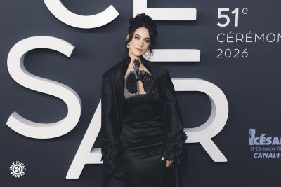 Maghla on the red carpet at the 2026 César Awards ceremony at the Olympia in Paris. Maghla on the red carpet at the César Awards 2026 in Paris – photo by Mat Ninat for Canal+