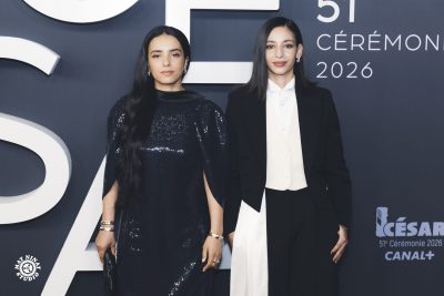 Hafsia Herzi and Nadia Melliti on the red carpet at the 2026 César Awards ceremony at the Olympia in Paris. Hafsia Herzi and Nadia Melliti on the red carpet at the César Awards 2026 in Paris – photo by Mat Ninat for Canal+
