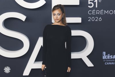 Shana Orts on the red carpet at the 2026 César Awards ceremony at the Olympia in Paris. Shana Orts on the red carpet at the César Awards 2026 in Paris – photo by Mat Ninat for Canal+