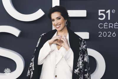Laurie Cholewa on the red carpet at the 2026 César Awards ceremony at the Olympia in Paris. Laurie Cholewa on the red carpet at the César Awards 2026 in Paris – photo by Mat Ninat for Canal+