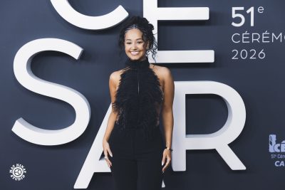 Léna Situations on the red carpet at the 2026 César Awards ceremony at the Olympia in Paris. Léna Situations (Léna Mahfouf) on the red carpet at the César Awards 2026 in Paris – photo by Mat Ninat for Canal+