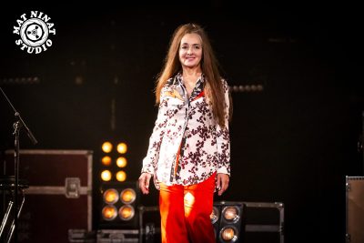 Catherine Ringer photographiée par Mat Ninat à l’Olympia en mai 2020
