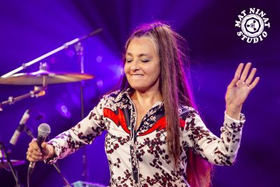 Catherine Ringer photographiée par Mat Ninat à l’Olympia en mai 2020